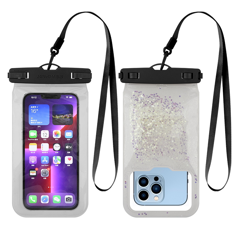 Luminous Waterproof Phone Bag Airbag Buoyancy IPX8 Universal Moblie Pouch